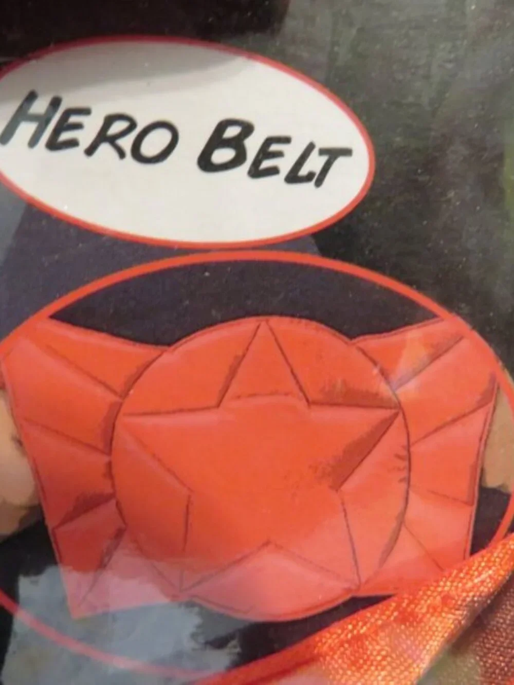 Kids Superhero Costume Set Red Hero Belt & Power Cuffs Ages 3-6 NIP 3 Pc